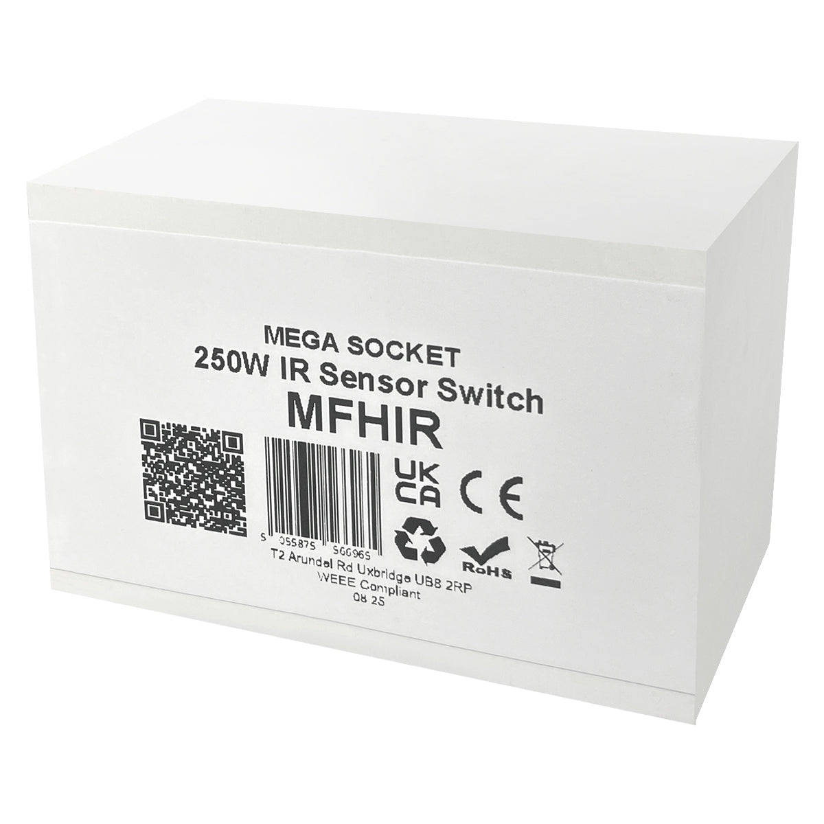 Outside Of Cabinet Hand Movement 250W IR Sensor Switch Max 70w for LEDs - Energy Light Bulbs - Free delivery on all orders
