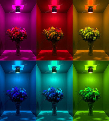 Pack of 2 LED Bulb Colour Changing B22 Bayonet Mood Spot Light RGB 5W - Energy Light Bulbs - Free delivery on all orders
