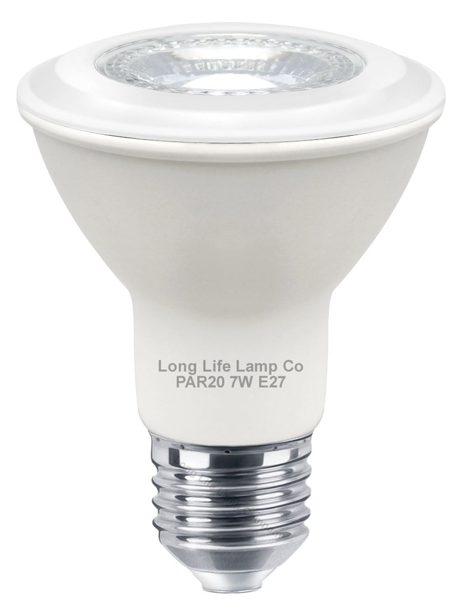 PAR20 7w Cool White 38 Degree Beam - Energy Light Bulbs - Free delivery on all orders