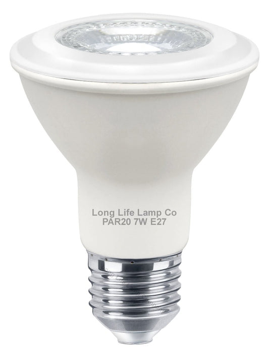 PAR20 7w Cool White 38 Degree Beam - Energy Light Bulbs - Free delivery on all orders