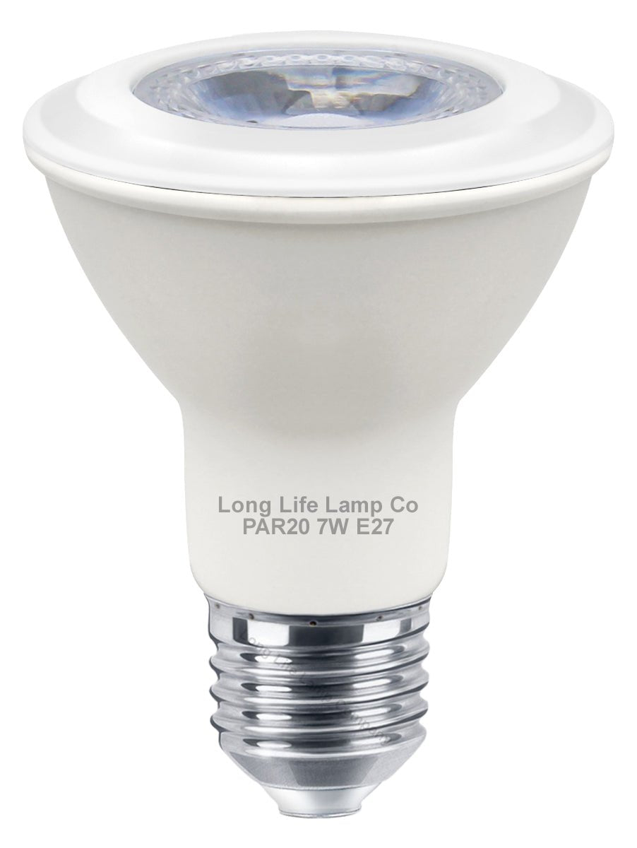PAR20 7w Cool White 38 Degree Beam - Energy Light Bulbs - Free delivery on all orders