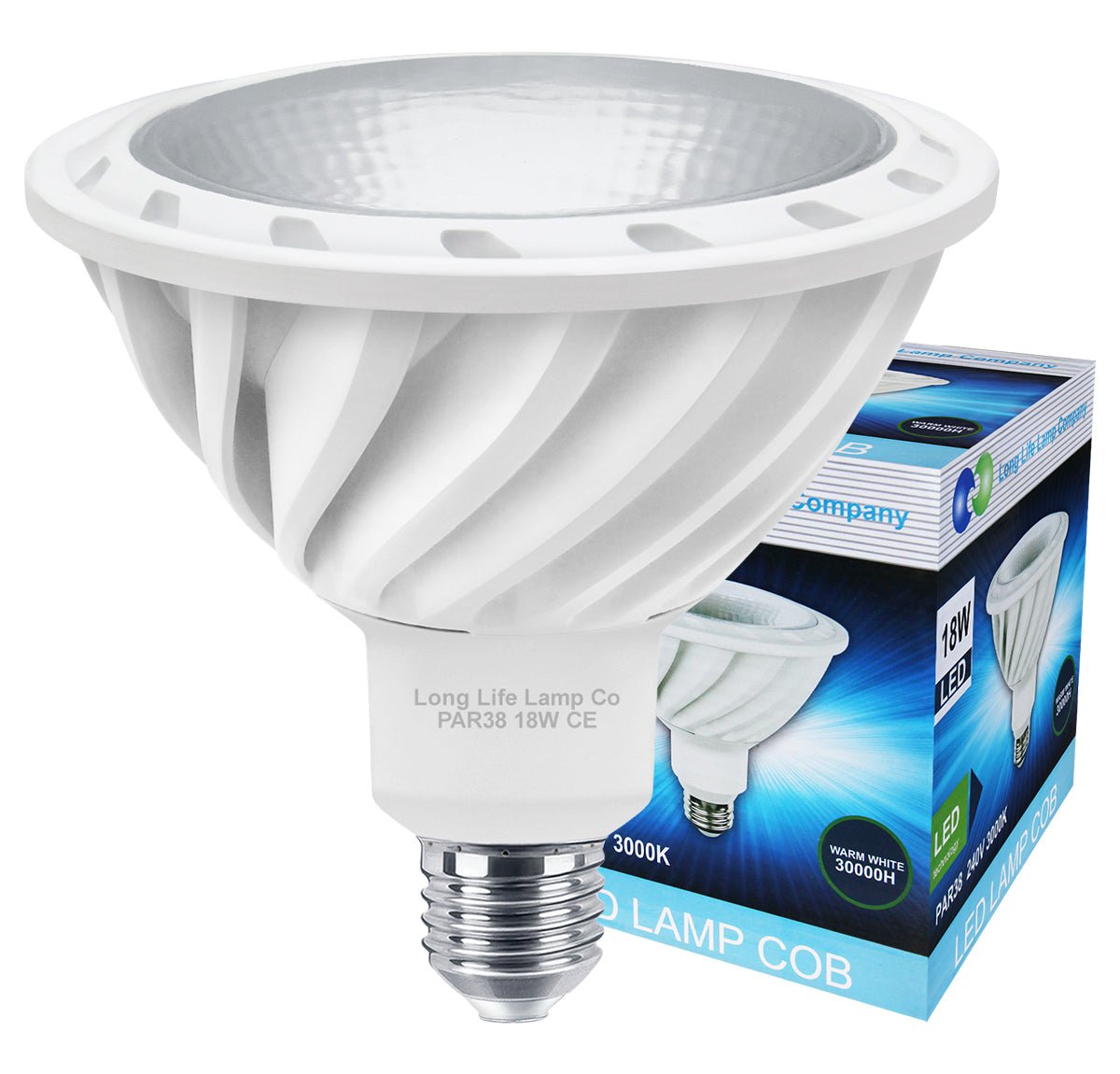 PAR38 18w Warm White 38 Degree Beam - Energy Light Bulbs - Free delivery on all orders