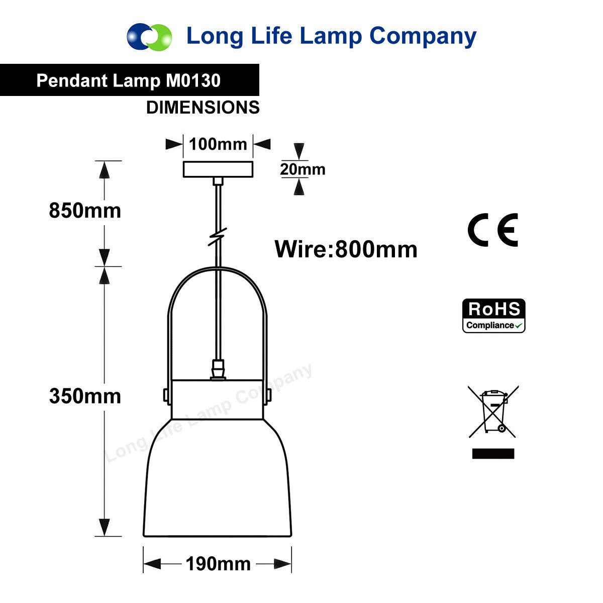 Pendant Shade Light - Energy Light Bulbs - Free delivery on all orders