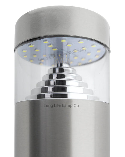 PIR Outdoor LED Bollard Light Stainless Steel with Movement Sensor Warm or Cool ZLC071WW or ZLC072CW - Free delivery on all orders