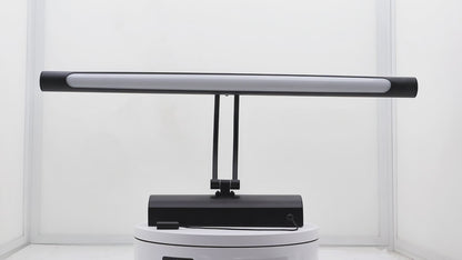8W Black Adjustable LED Bathroom Mirror Wall Light with Pull Cord Cool White 6500K IP44 ML26