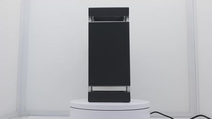 Modern Outdoor Rectangular Up Down Double Wall Light Dark Grey IP44 ZLC368B