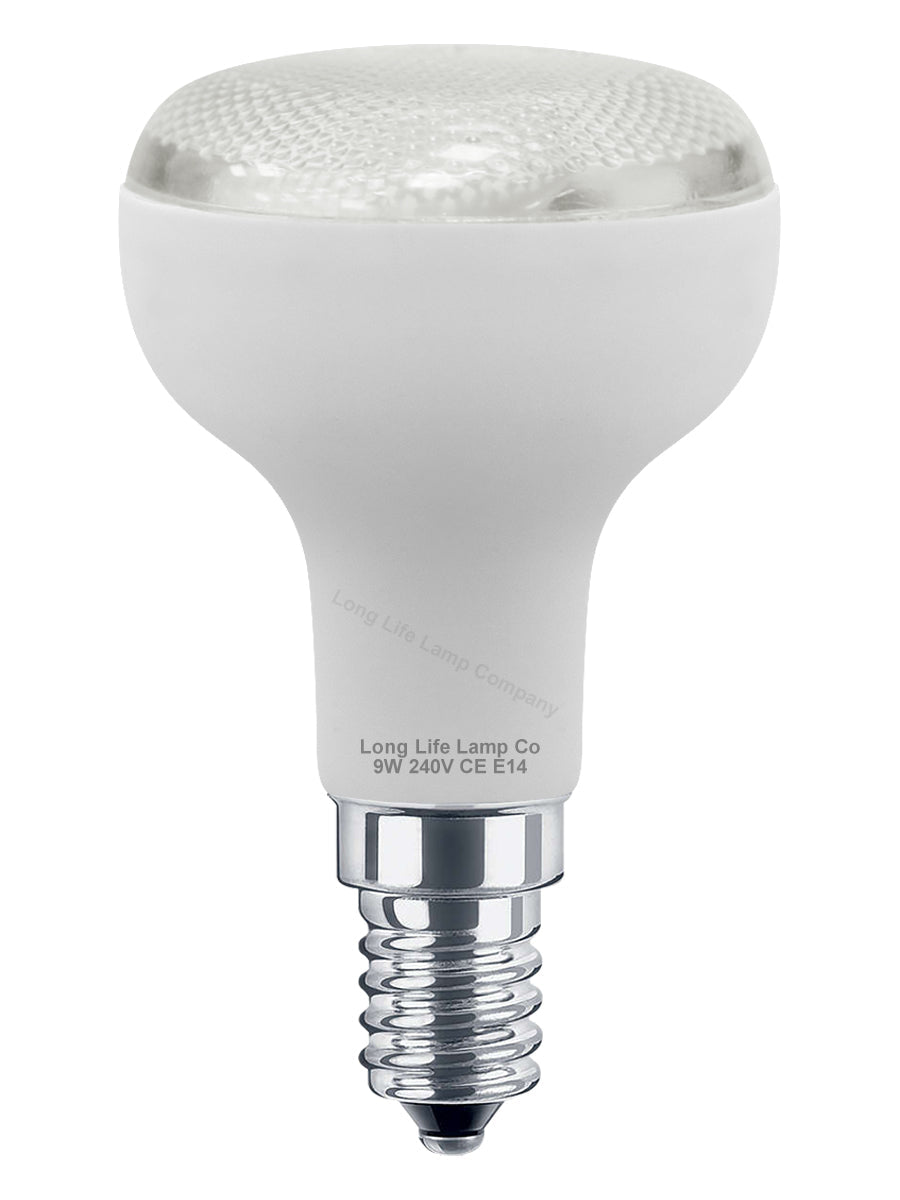 R50 Reflector 9w Energy saver SES E14 Warm White CFL 2700k Special Offer 2 Pack - Energy Light Bulbs - Free delivery on all orders