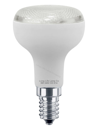 R50 Reflector 9w Energy saver SES E14 Warm White CFL 2700k Special Offer 2 Pack - Energy Light Bulbs - Free delivery on all orders