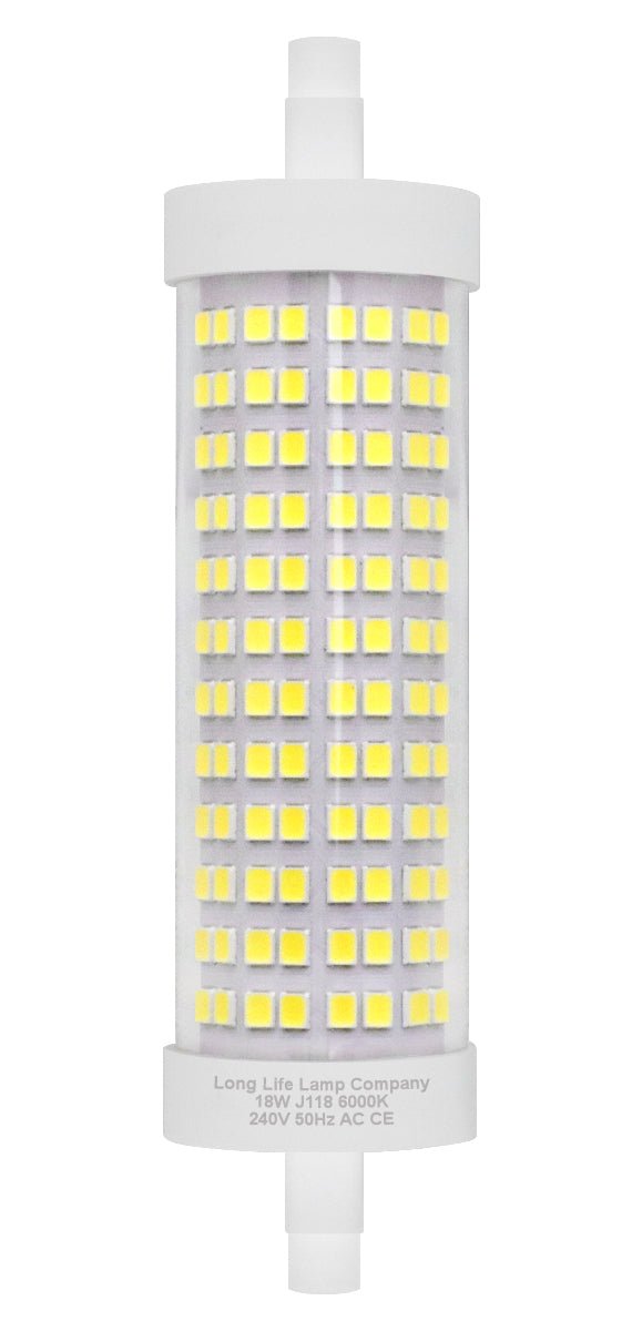 R7S 118mm LED Bulb J118 Halogen Linear Replacement 18w 6000k For Flood Lights - Energy Light Bulbs - Free delivery on all orders