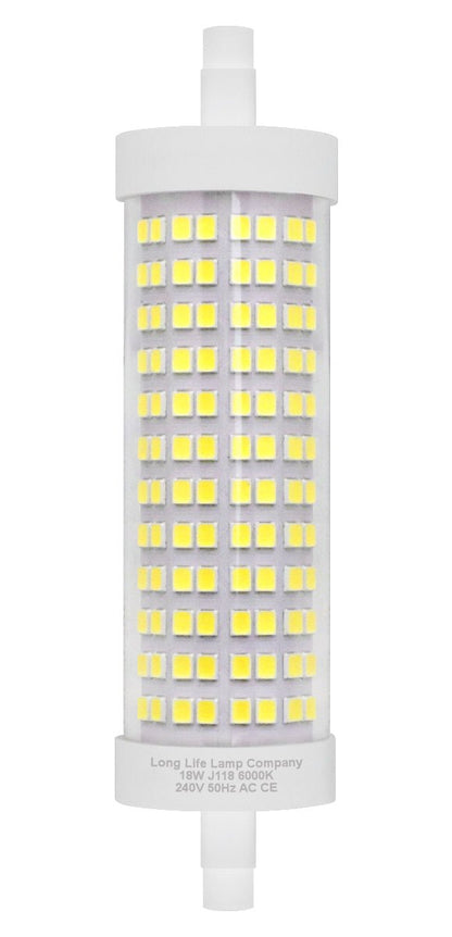 R7S 118mm LED Bulb J118 Halogen Linear Replacement 18w 6000k For Flood Lights - Energy Light Bulbs - Free delivery on all orders