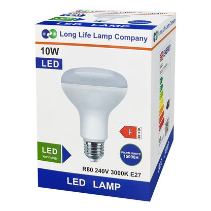 R80 LED 10w E27 Replacement For Reflector R80 - Free delivery on all orders