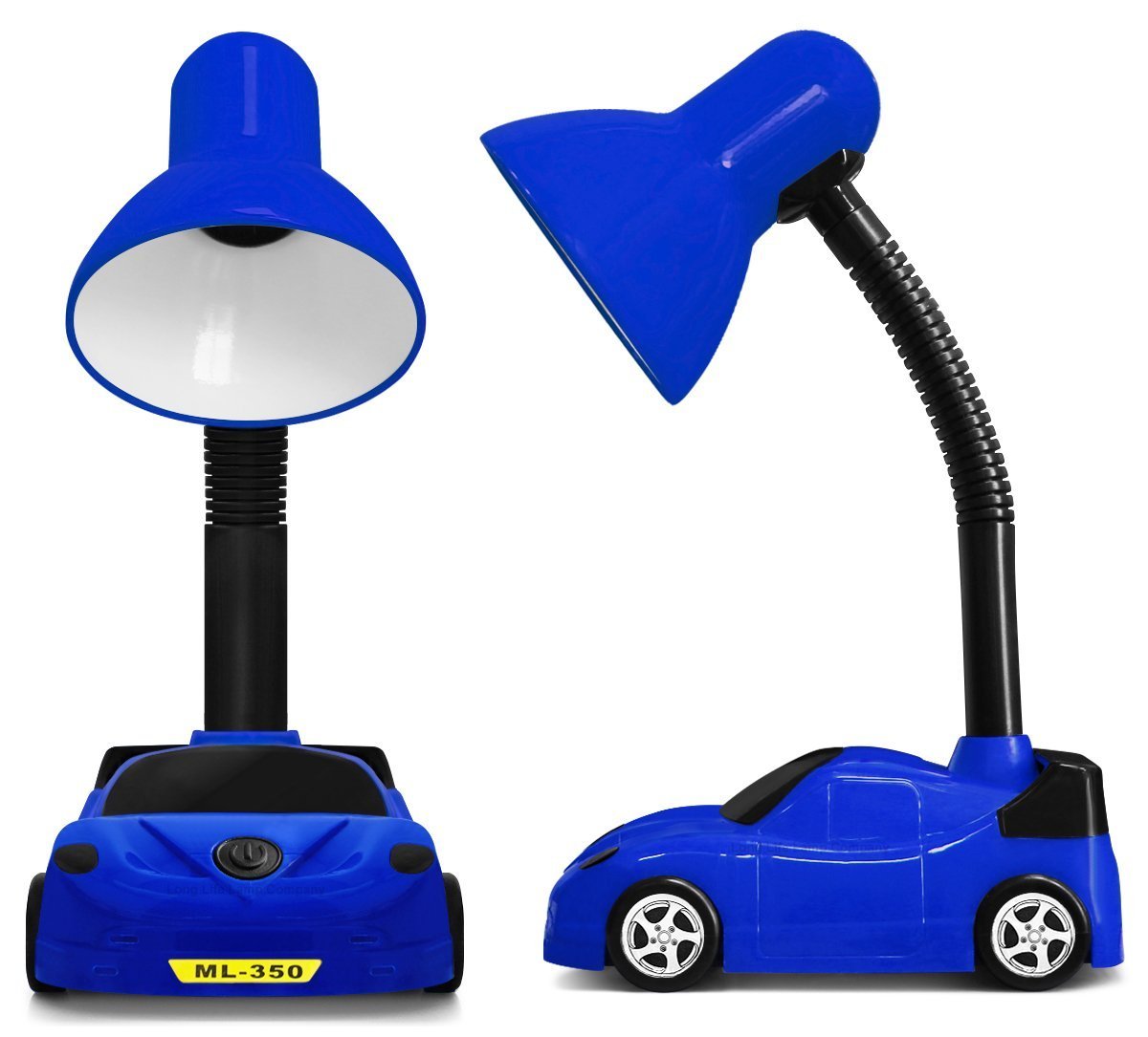 Racing Car Desk Lamp Flexible Blue and Black - Energy Light Bulbs - Free delivery on all orders