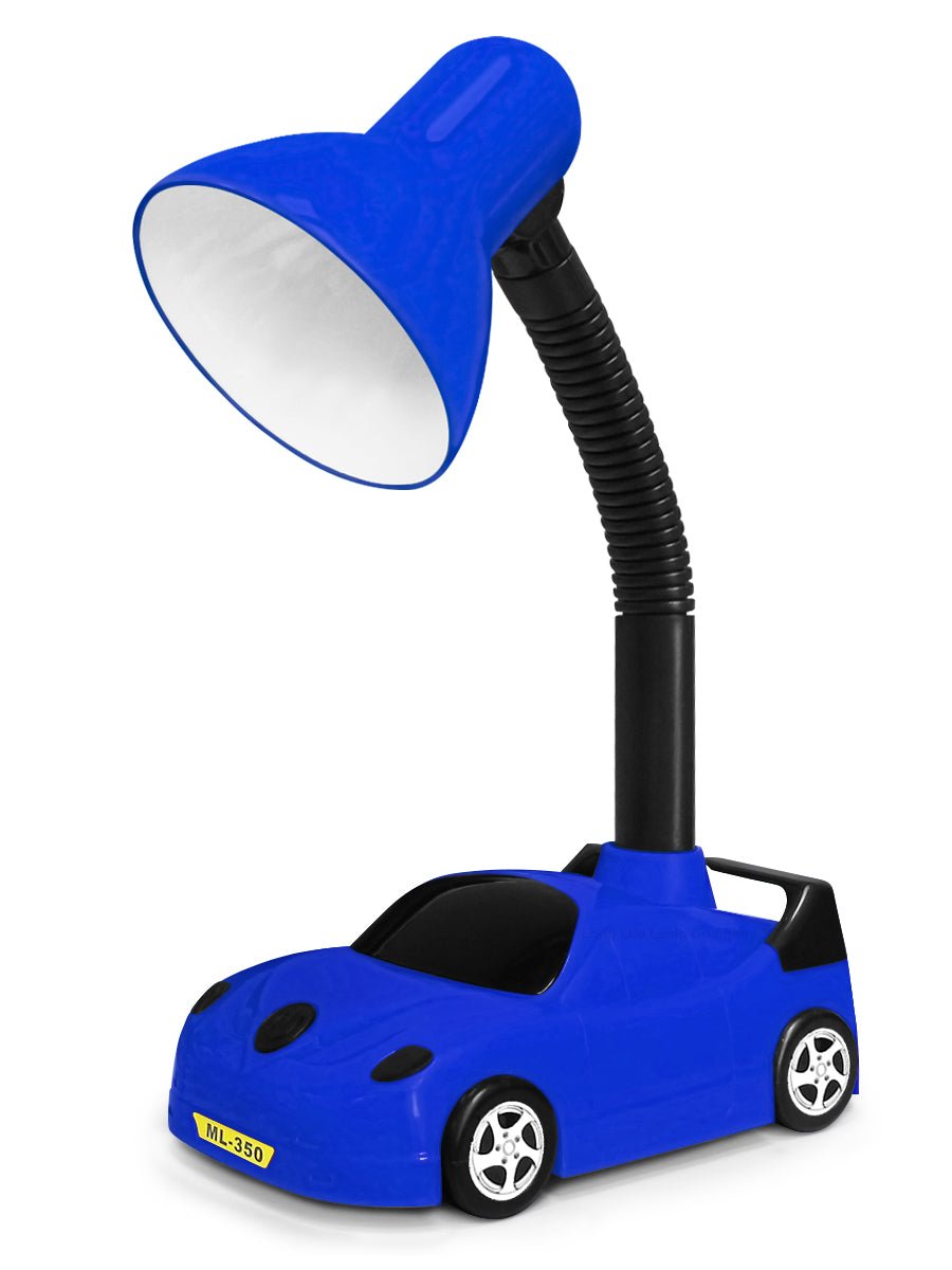 Racing Car Desk Lamp Flexible Blue and Black - Energy Light Bulbs - Free delivery on all orders