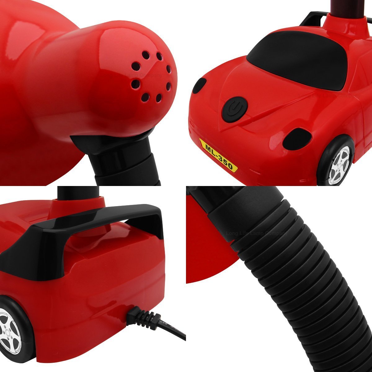 Racing Car Desk Lamp Flexible Red and Black - Energy Light Bulbs - Free delivery on all orders