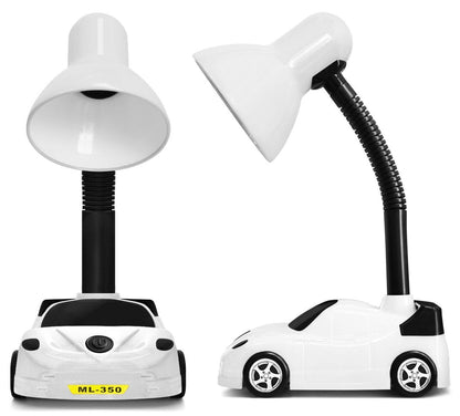 Racing Car Desk Lamp Flexible White and Black - Energy Light Bulbs - Free delivery on all orders