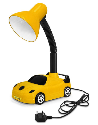 Racing Car Desk Lamp Flexible Yellow and Black - Energy Light Bulbs - Free delivery on all orders