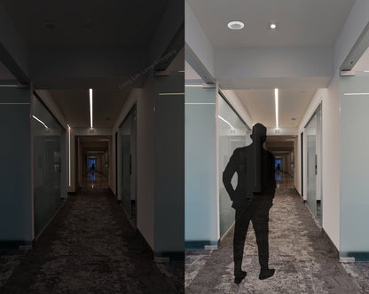 Recessed 360° Angle PIR Ceiling Occupancy Motion Sensor Detector Light Switch - Energy Light Bulbs - Free delivery on all orders