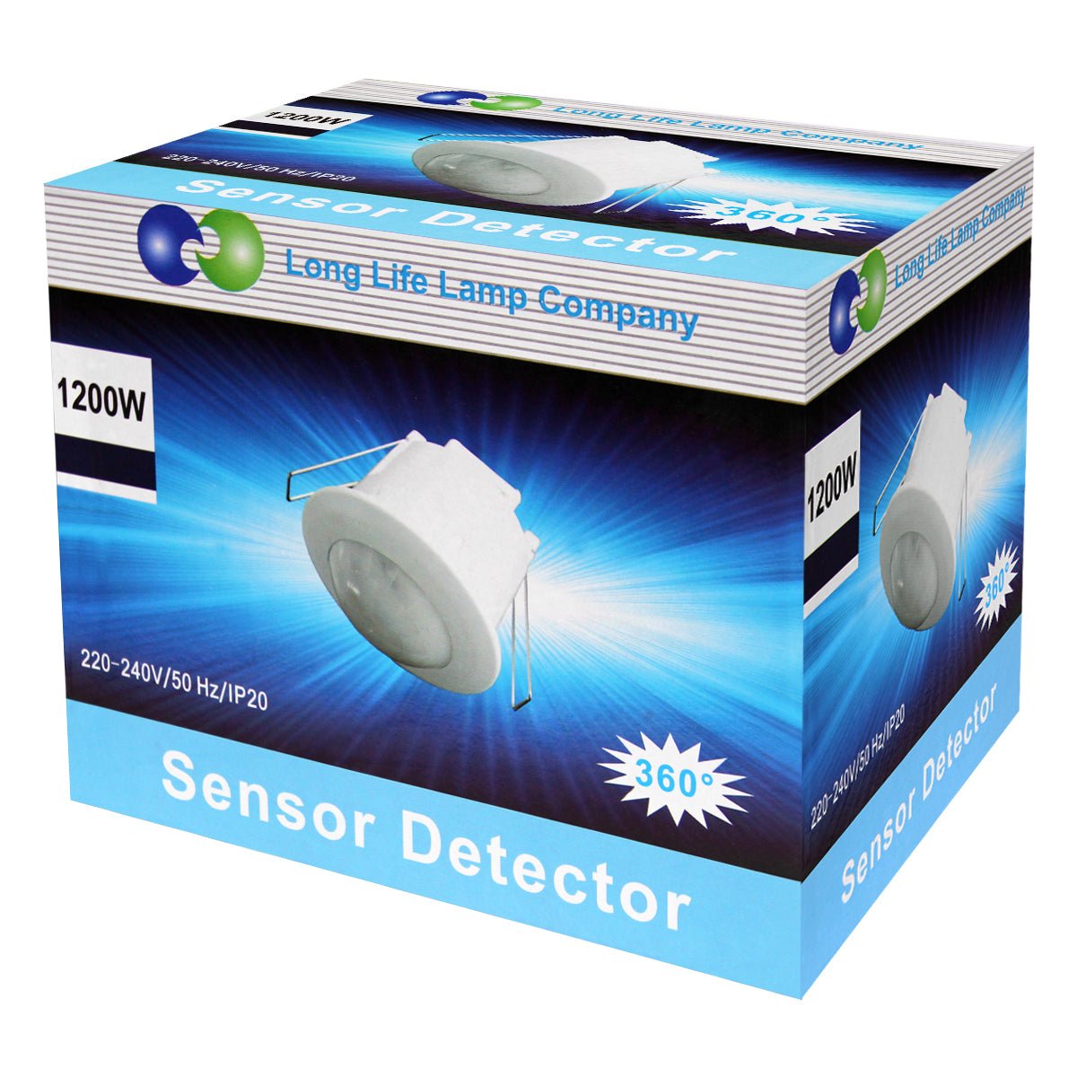 Recessed 360° Angle PIR Ceiling Occupancy Motion Sensor Detector Light Switch - Energy Light Bulbs - Free delivery on all orders