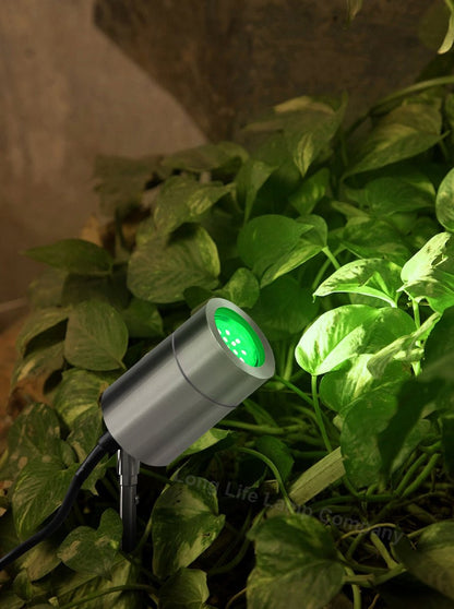 Red, Blue, Green 3W LED Garden Spike Light Stainless Steel ZLC05 - Energy Light Bulbs - Free delivery on all orders