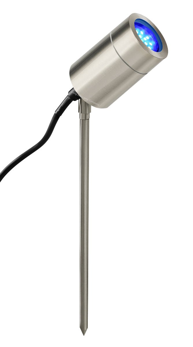 Red, Blue, Green 3w LED Spike Light (Adjustable) Stainless Steel - Energy Light Bulbs - Free delivery on all orders