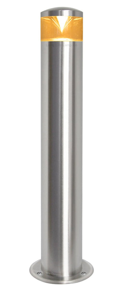 Red Blue Green Amber RGB Modern LED Bollard Post Light Stainless Steel - Energy Light Bulbs - Free delivery on all orders