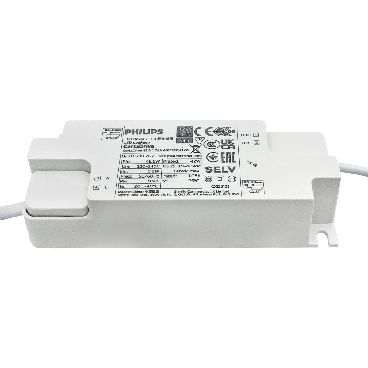 Replacement Driver for LED Panel 42W PHILIPS LED Drivers - Energy Light Bulbs - Free delivery on all orders