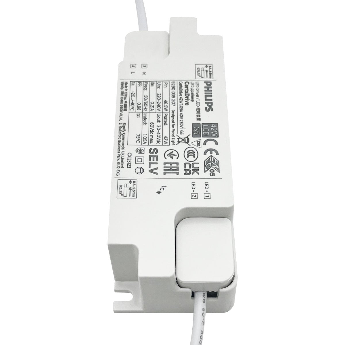 Replacement Driver for LED Panel 42W PHILIPS LED Drivers - Energy Light Bulbs - Free delivery on all orders