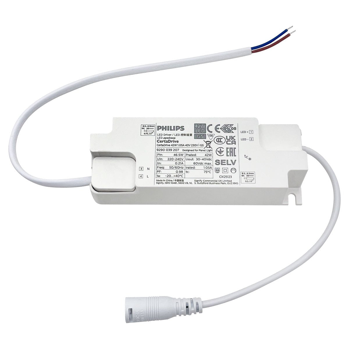 Replacement Driver for LED Panel 42W PHILIPS LED Drivers - Energy Light Bulbs - Free delivery on all orders