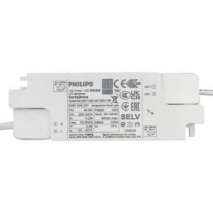 Replacement Driver for LED Panel 42W PHILIPS LED Drivers - Energy Light Bulbs - Free delivery on all orders