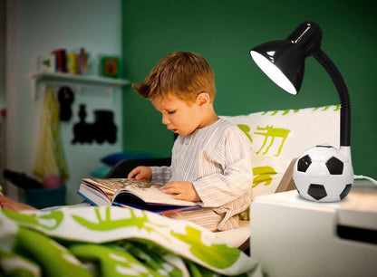 Retro Football Desk Lamp Flexible Black and White - Energy Light Bulbs - Free delivery on all orders