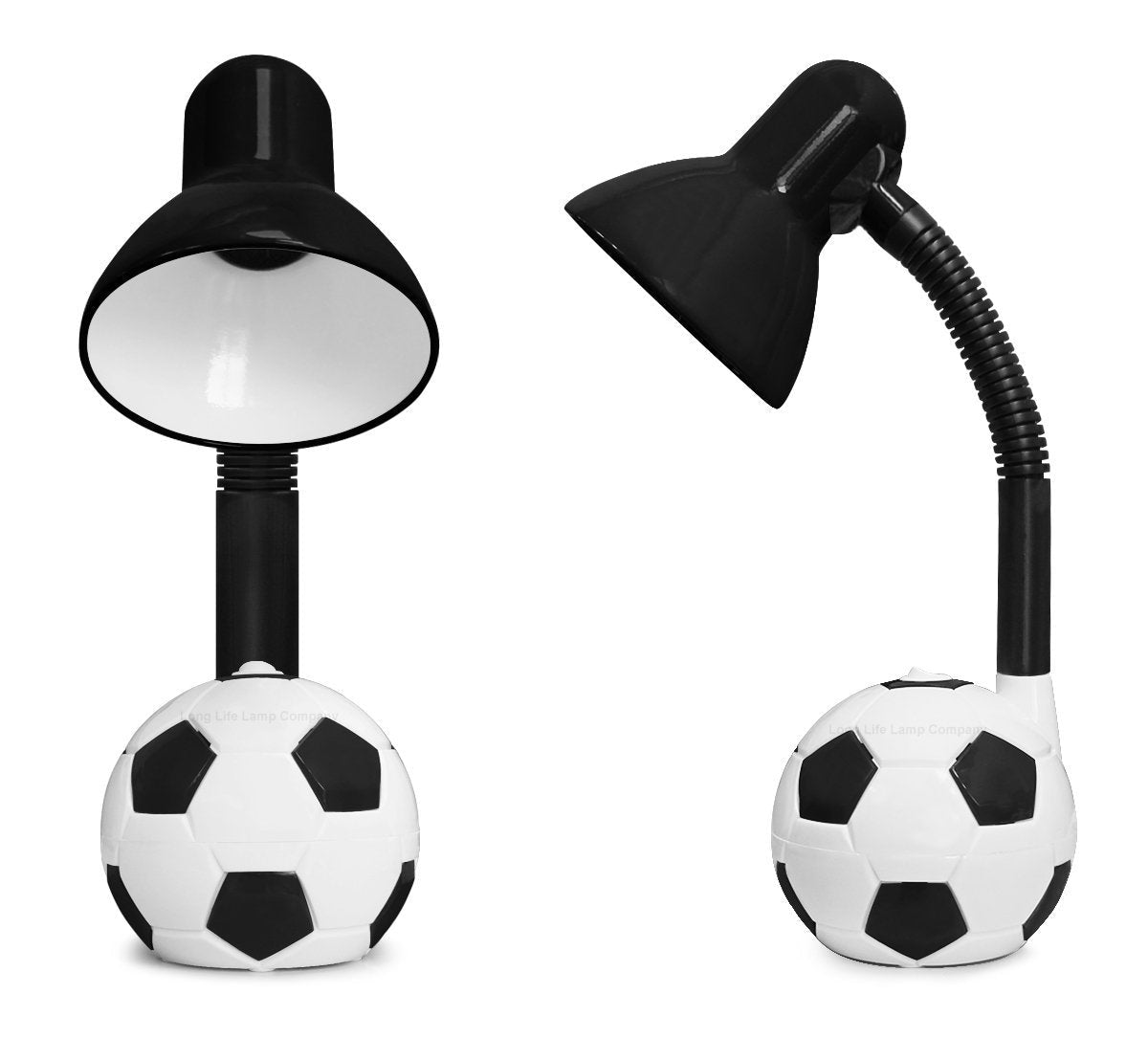 Retro Football Desk Lamp Flexible Black and White - Energy Light Bulbs - Free delivery on all orders