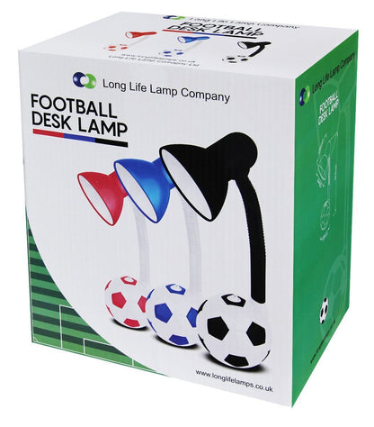 Retro Football Desk Lamp Flexible Black and White - Energy Light Bulbs - Free delivery on all orders