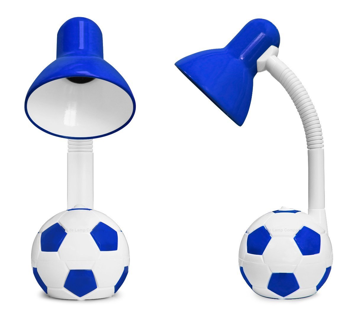 Retro Football Desk Lamp Flexible Blue and White - Energy Light Bulbs - Free delivery on all orders