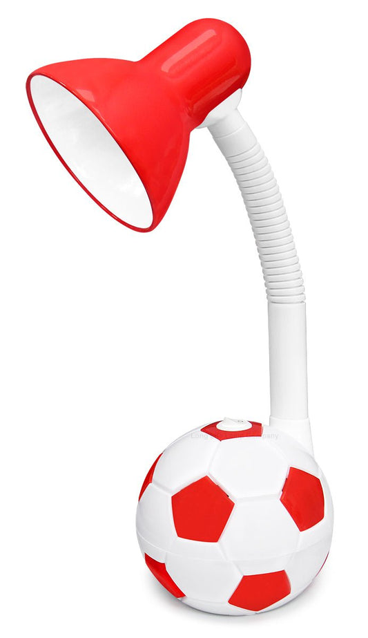 Retro Football Desk Lamp Flexible Red and White - Energy Light Bulbs - Free delivery on all orders