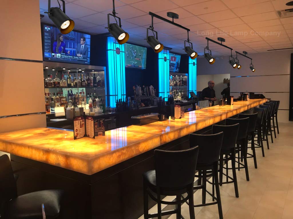 Retro Industrial 2 Way Black Ceiling Spotlight Bar Adjustable - Energy Light Bulbs - Free delivery on all orders