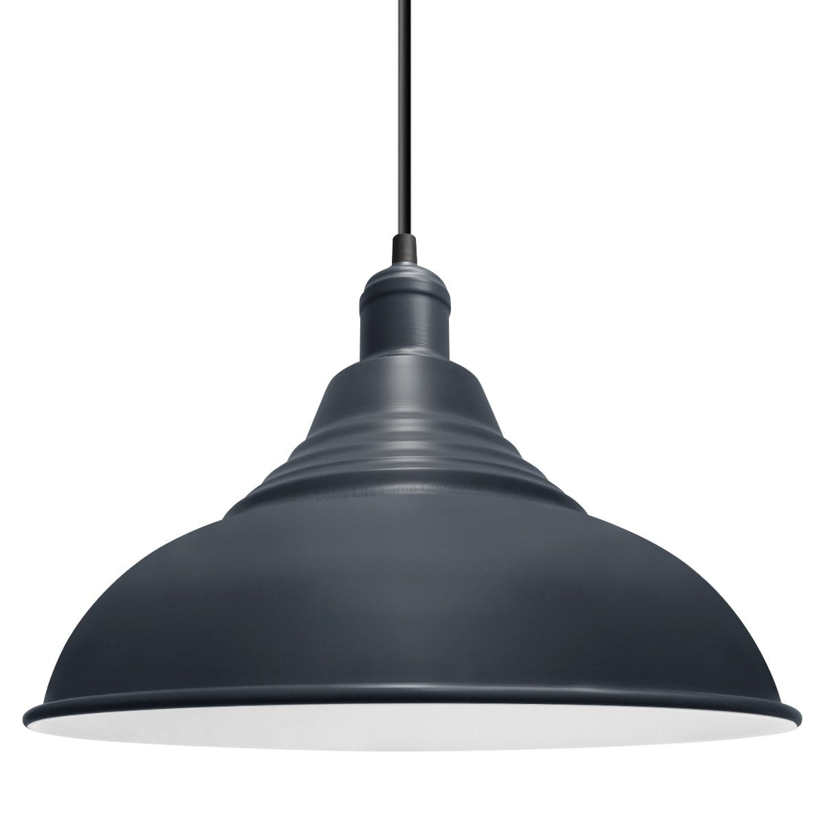 Retro Vintage Ceiling Pendant Light Shade Metal Dark Blue