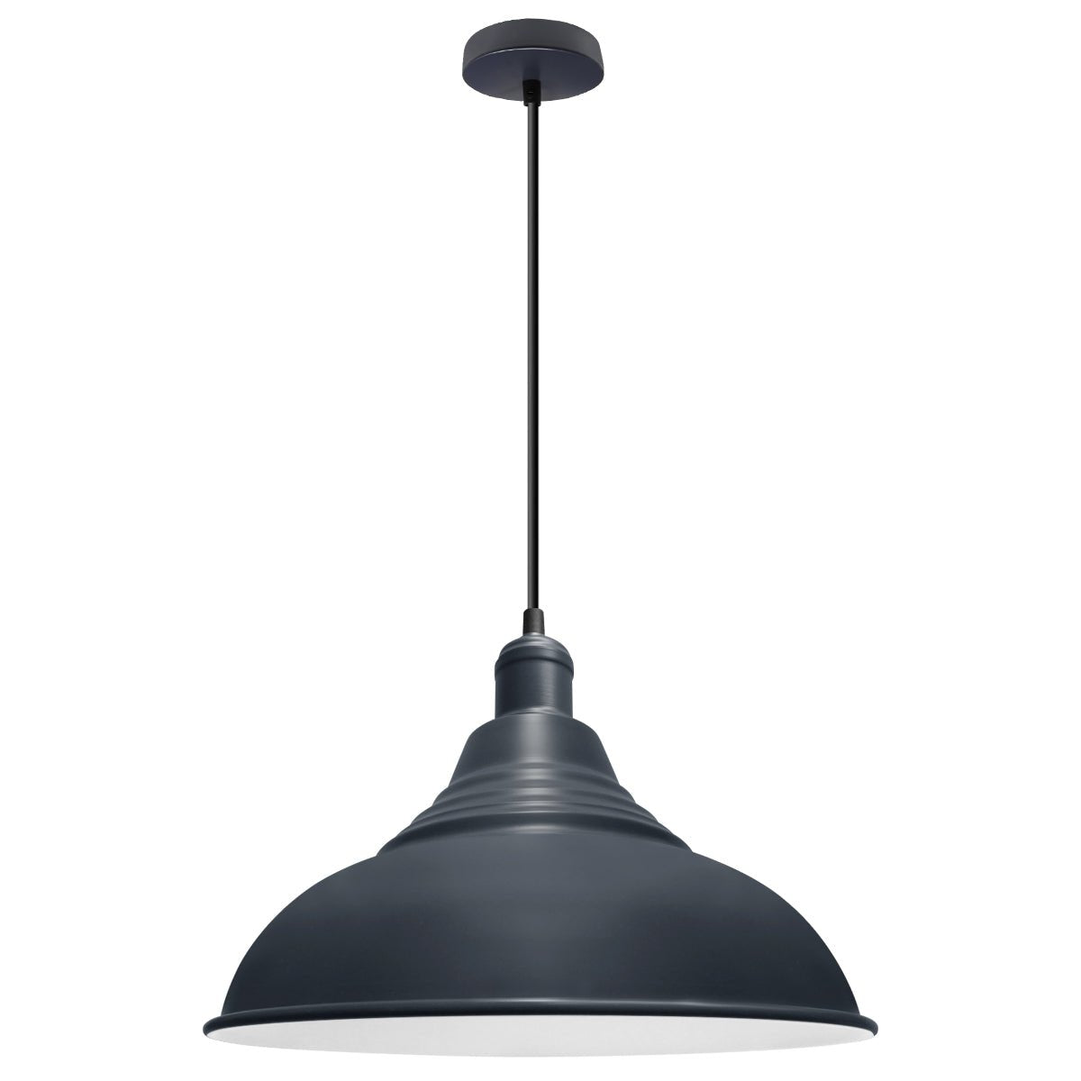 Retro Vintage Dark Blue Ceiling Pendant Light Metal Lamp Shade M0021 - Free delivery on all orders