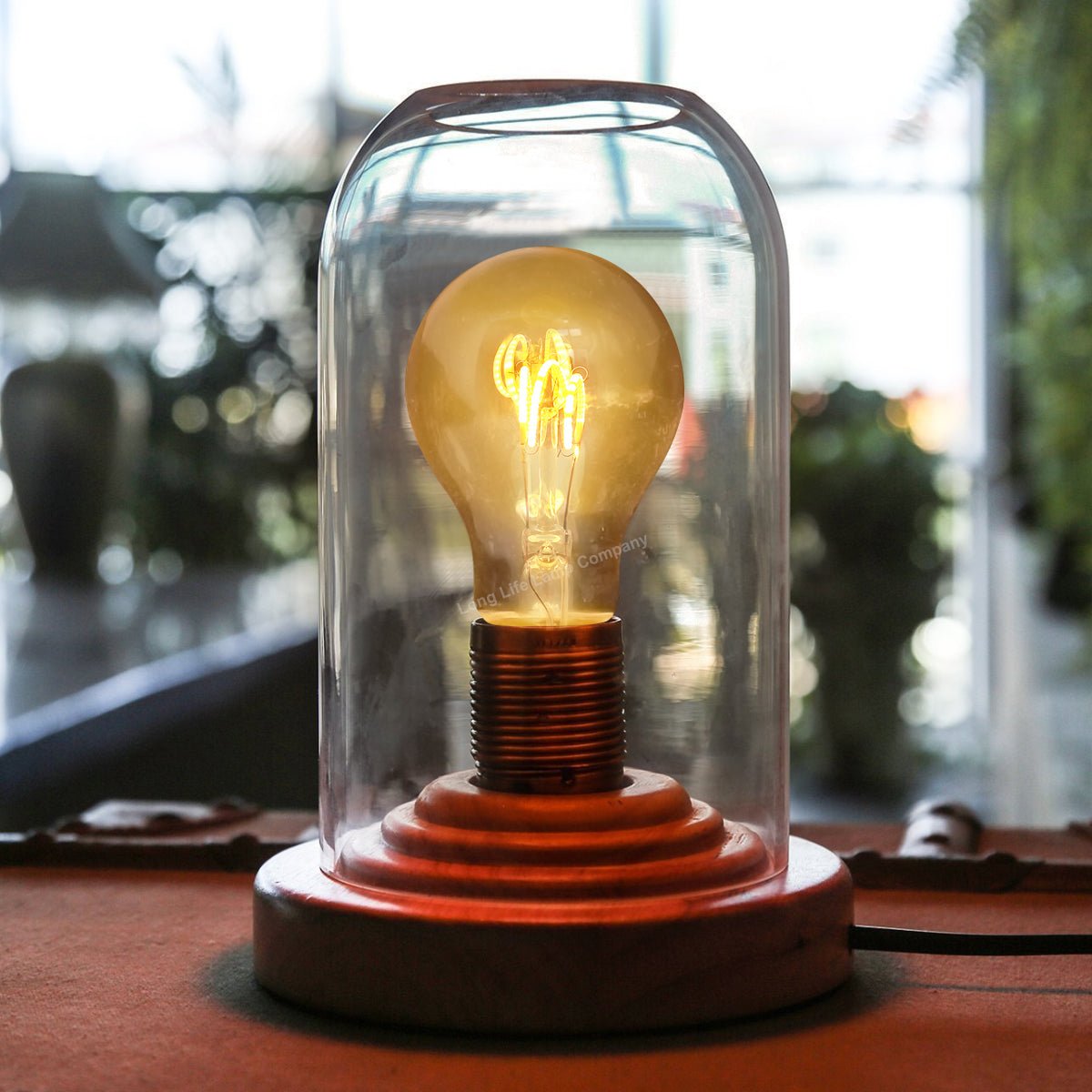 Retro Vintage LED 2w Edison Style Spiral Filament Bulb Smoked Gold Glass A60 E27 - Energy Light Bulbs - Free delivery on all orders
