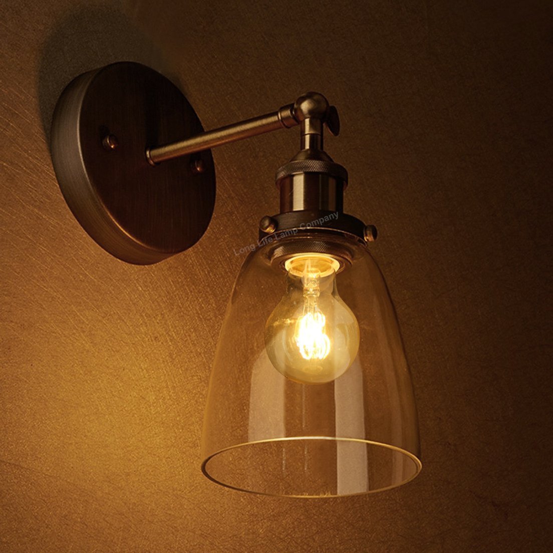 Retro Vintage LED 2w Edison Style Spiral Filament Bulb Smoked Gold Glass A60 E27 - Energy Light Bulbs - Free delivery on all orders