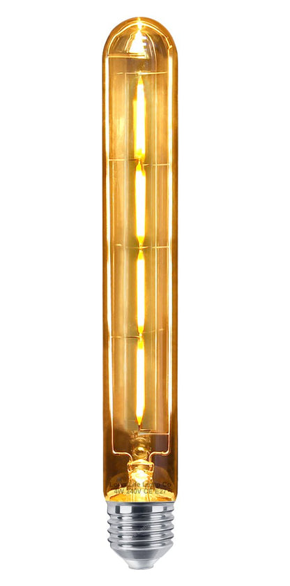 Retro Vintage LED 4w Test Tube Edison Style Filament Bulb Smoked Gold Glass T30 E27 Edison Screw - Energy Light Bulbs - Free delivery on all orders