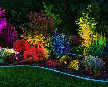 RGB LED Garden Spike Ground Light Colour Changing Automatic - Energy Light Bulbs - Free delivery on all orders