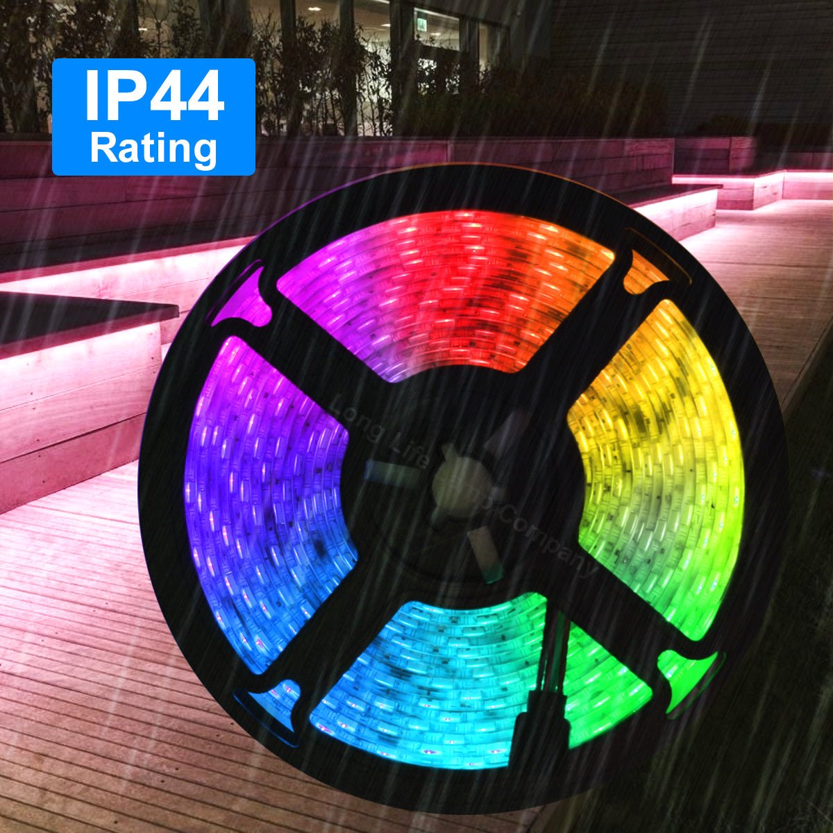 RGB LED Tape IP44 Exterior or Interior 5 Metre Strip Light Kit Colour Change 12v Plug and Play - Energy Light Bulbs - Free delivery on all orders