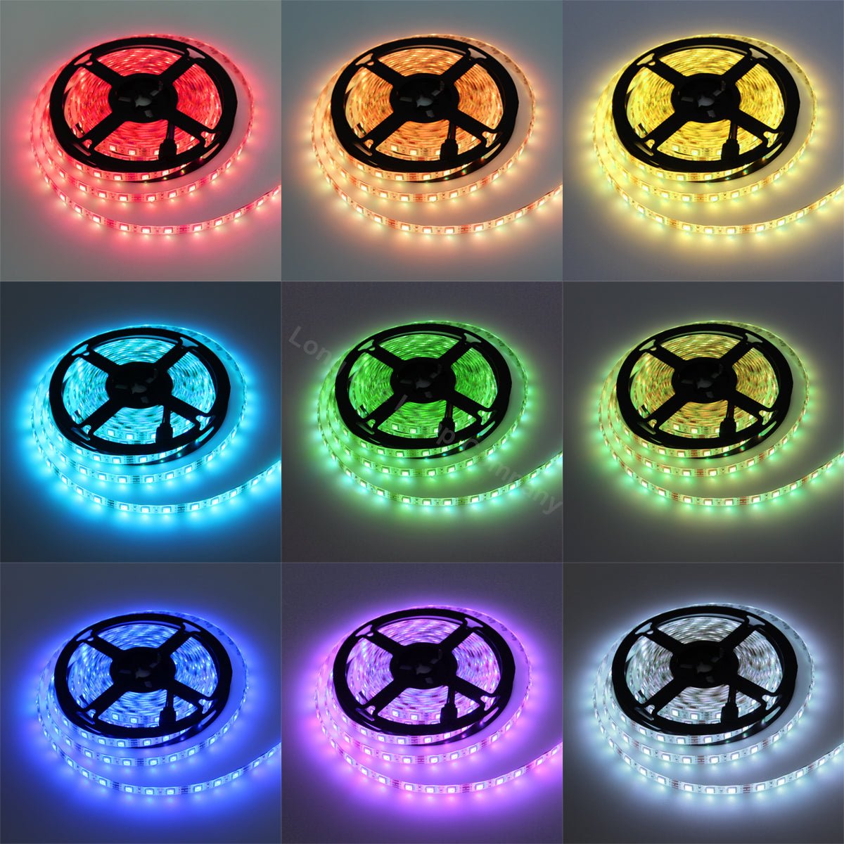 RGB LED Tape IP44 Exterior or Interior 5 Metre Strip Light Kit Colour Change 12v Plug and Play - Energy Light Bulbs - Free delivery on all orders