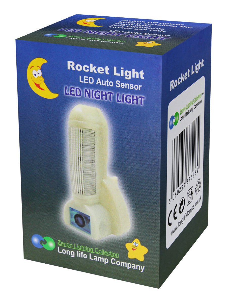 Rocket LED Auto Sensor Night Light - Energy Light Bulbs - Free delivery on all orders