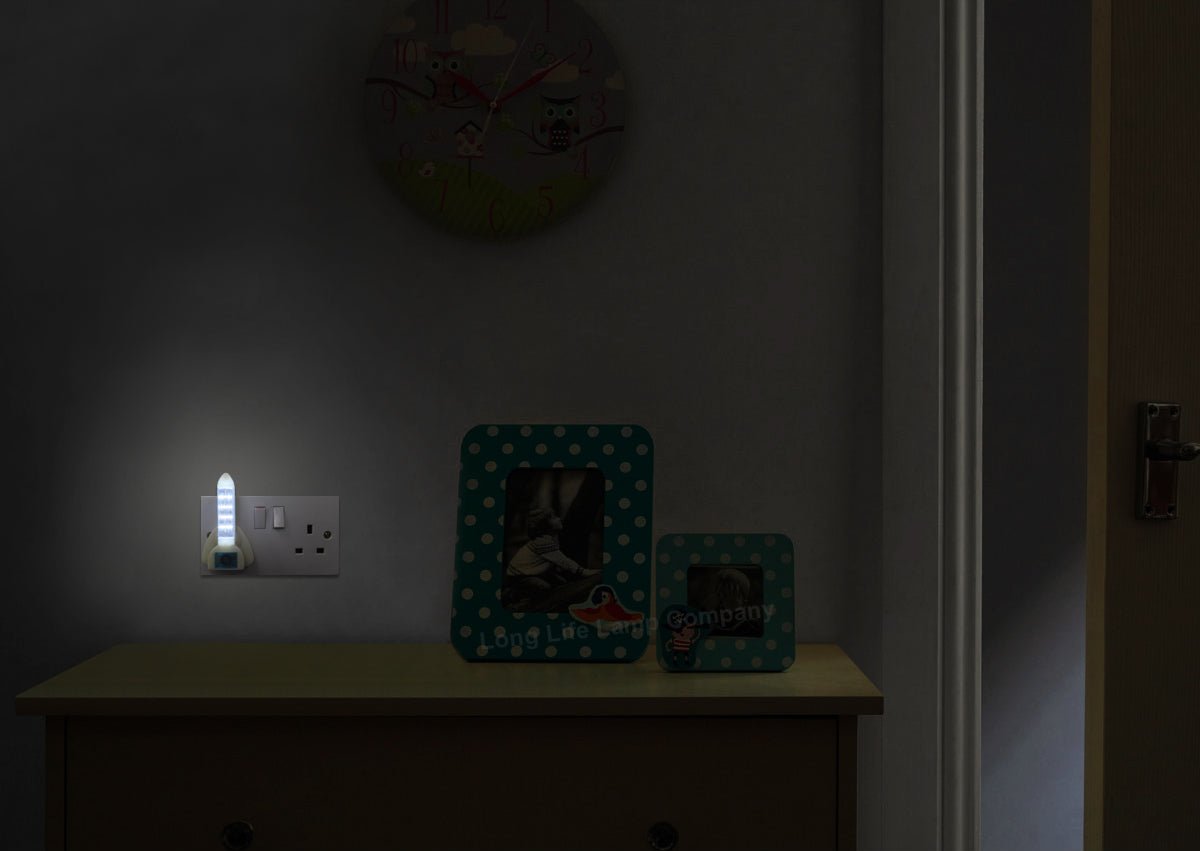 Rocket LED Auto Sensor Night Light - Energy Light Bulbs - Free delivery on all orders