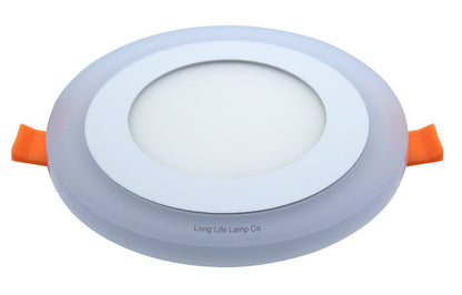 Round Dual Colour LED 6w Ceiling Recessed Panel Spot Light Green and White - Energy Light Bulbs - Free delivery on all orders