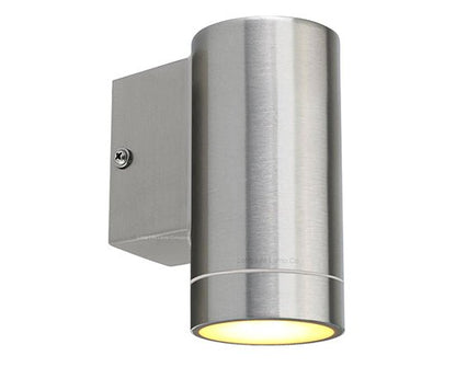 Single LED Wall Down Light Stainless Steel - Energy Light Bulbs - Free delivery on all orders