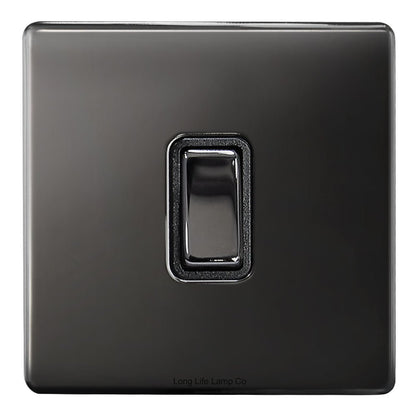 Single light Switch1 Gang 2 Way Black Nickel Wall Switch N302GME - Energy Light Bulbs - Free delivery on all orders