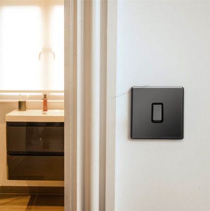 Single light Switch1 Gang 2 Way Black Nickel Wall Switch N302GME - Energy Light Bulbs - Free delivery on all orders
