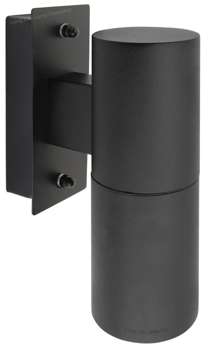 Single Outdoor Wall Light Black Stainless Steel IP65 - Energy Light Bulbs - Free delivery on all orders